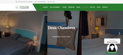 Site chambre d’hôtes à Gerpinnes