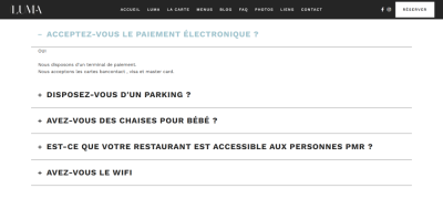 Affichage des questions et réponses souvent posées