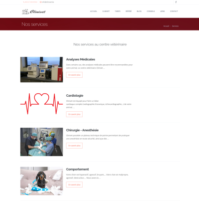 Les services du centre vétérinaire de Charleroi - Gosselies